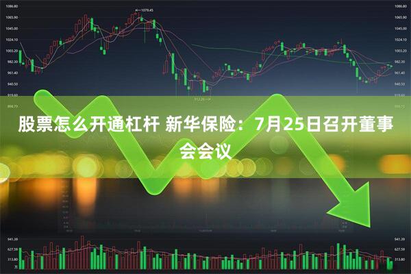 股票怎么开通杠杆 新华保险：7月25日召开董事会会议